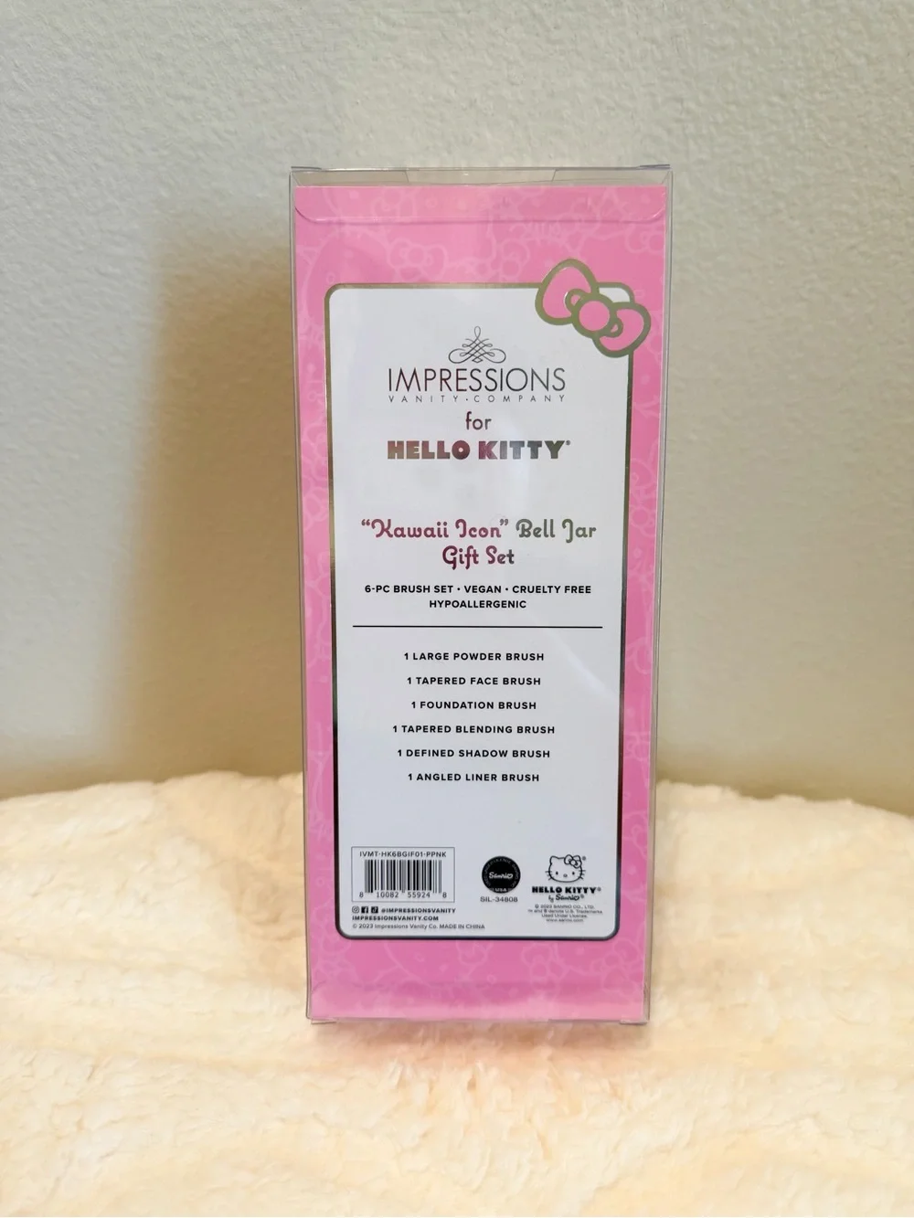 Impressions for Hello Kitty Pink and White Brush Gift Set